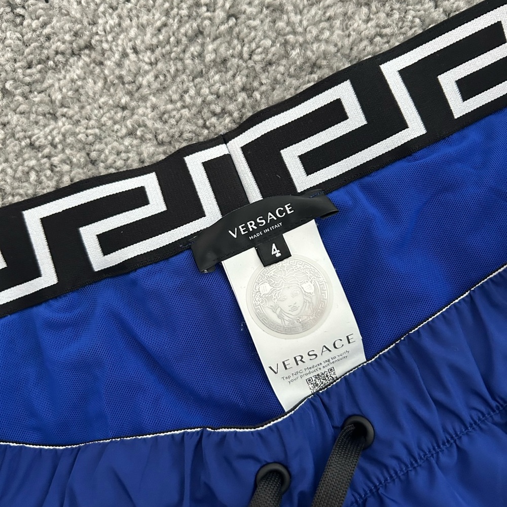Versace Royal Blue Athletic Shorts - Picture 4 of 4